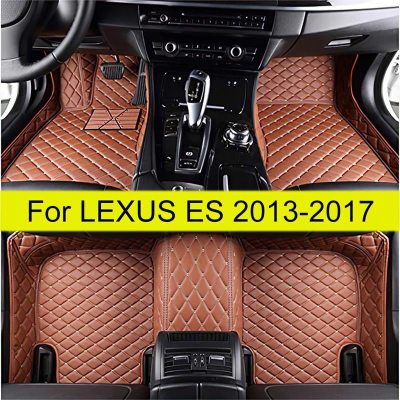 Car Floor Mats for LEXUS ES Series ES200 ES250 ES300h ES350 2013 2014 2015-2017  Auto Foot Pads Automobile Carpet Cover