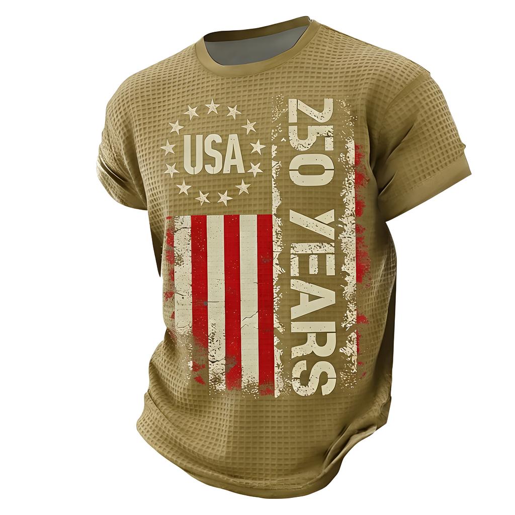 Men's Summer Print Short Sleeve Shirt Men's Casual Fashion Shirt