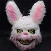 Halloween Horror Bloody Head Cover Mask Rabbit Bear Cosplay Mask Halloween Carnival Costume Headgear Props Handmade Party Dance