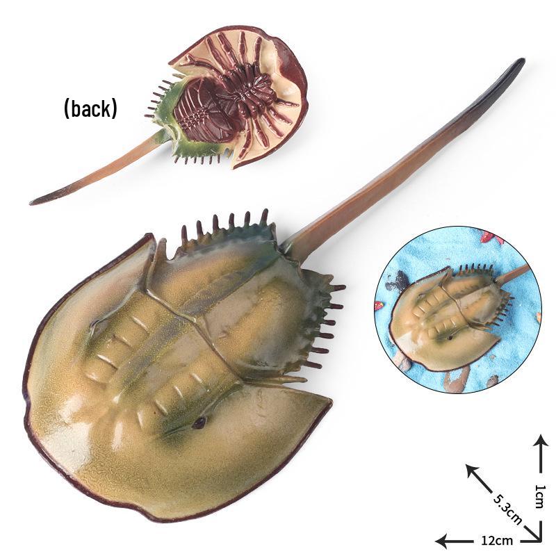 Oriental Horseshoe Crab & King Crab Simulation Model for Fish Tank Decoration