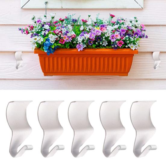 10Pcs Storage Hooks Rustproof Corrosion Resistant Not Easily Deformed Polished Surface Simple Installation Hanging Wall Hooks