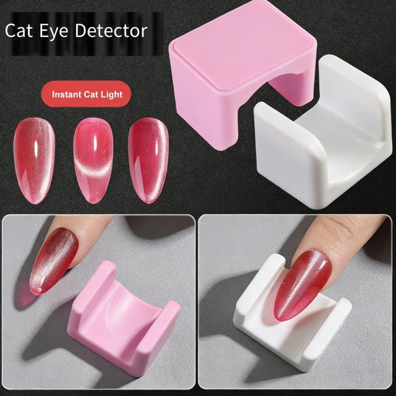 Professional Mini Cats Eye Nail Magnets For French Tip Holographics Design Portable For Salon Use Precise Gradient Effect