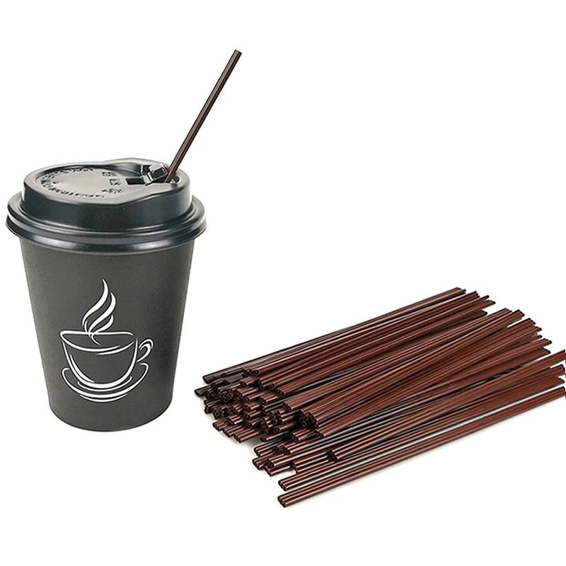 100 Buc 18Cm Plastic de Unică Folosință Design cu 3 Găuri Batoane pentru Amestecat Cafea Petrecere de Ziua de Naștere Nuntă Paie pentru Băut Cocktail Consumabile Accesorii Bucătărie