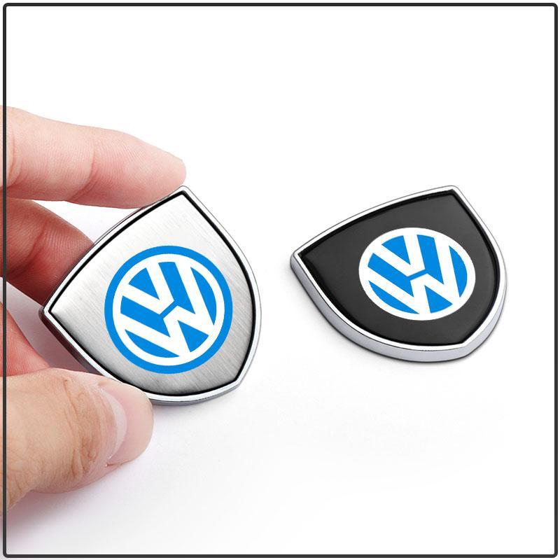 1ks 3D Kovový Znak Štítu Dveří Auta Znak Nálepka Styling Pro VW Volkswagen Golf Jetta Passat GTI R32 Bora 6N0 601 171 OEM