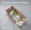 Luxury Artisanal Pearl Hoop Bouquet with Real Touch Calla Lily Orchid for 2026 Old Money Style Wedding Flower Bag Handheld Purse