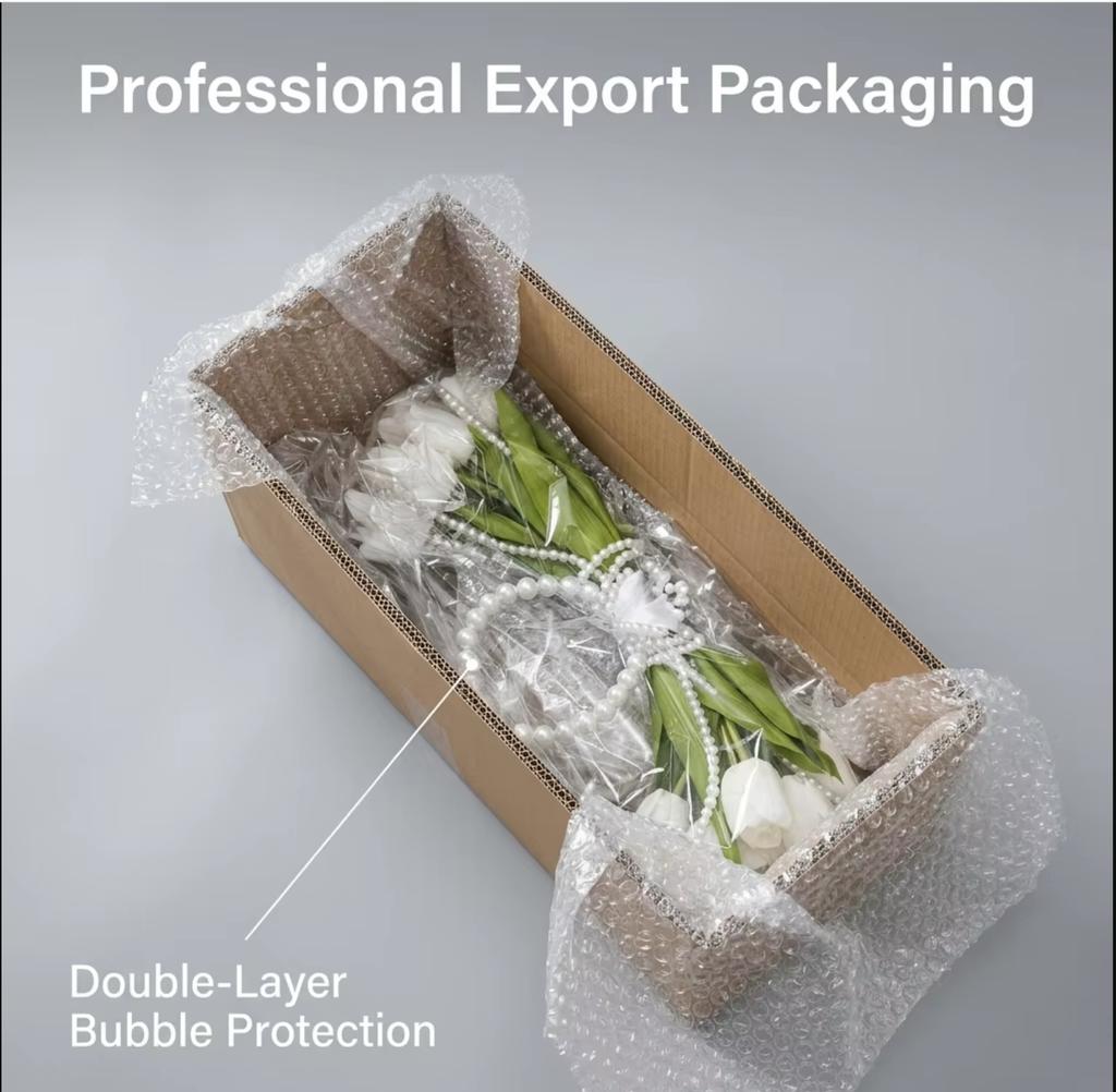 Luxury Artisanal Pearl Hoop Bouquet with Real Touch Calla Lily Orchid for 2026 Old Money Style Wedding Flower Bag Handheld Purse