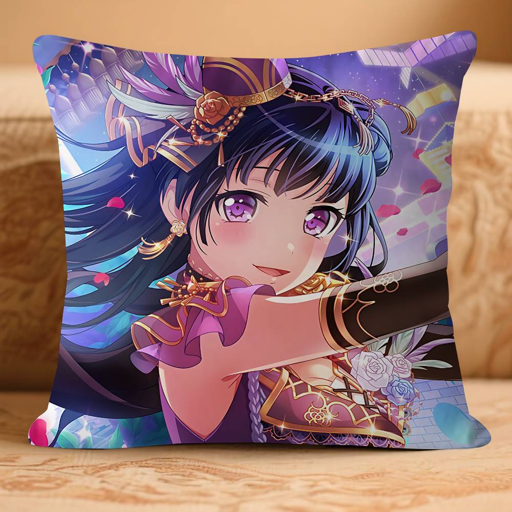 R-rinko Anmie S-shirokaneA Pillow Case Removable Washable Cushion Cover – All-Season Soft Linen