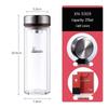 Xinuo XN-9309 Men's Insulated Double-Layer Glass Water Bottle