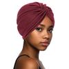 Forehead Cross Women Hijab Cap Elastic Fabric Muslim Instant Turban Bonnet