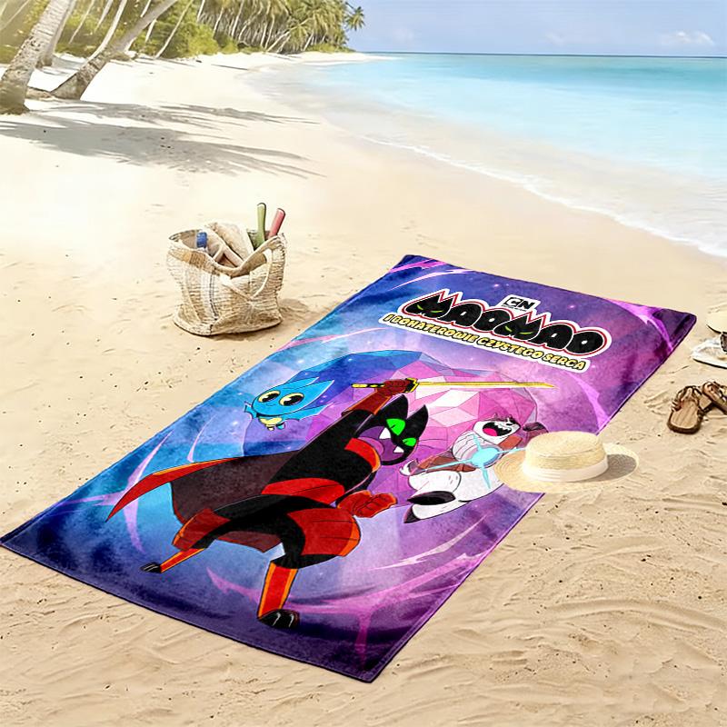 Heroes of Pure Heart 2D Flat Print Beach Towel, Large Soft Quick Dry Towel for Beach Camping SwimmingXSTJ0915440