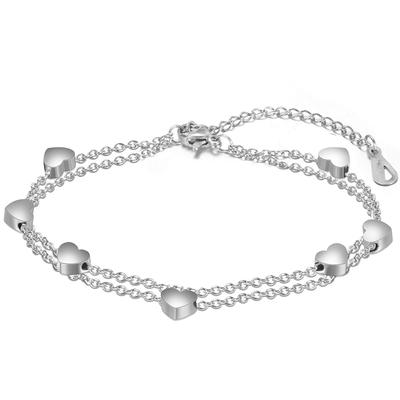 Bracelet multicouche en acier titane pour femmes, Style bohémien, nouvelle mode