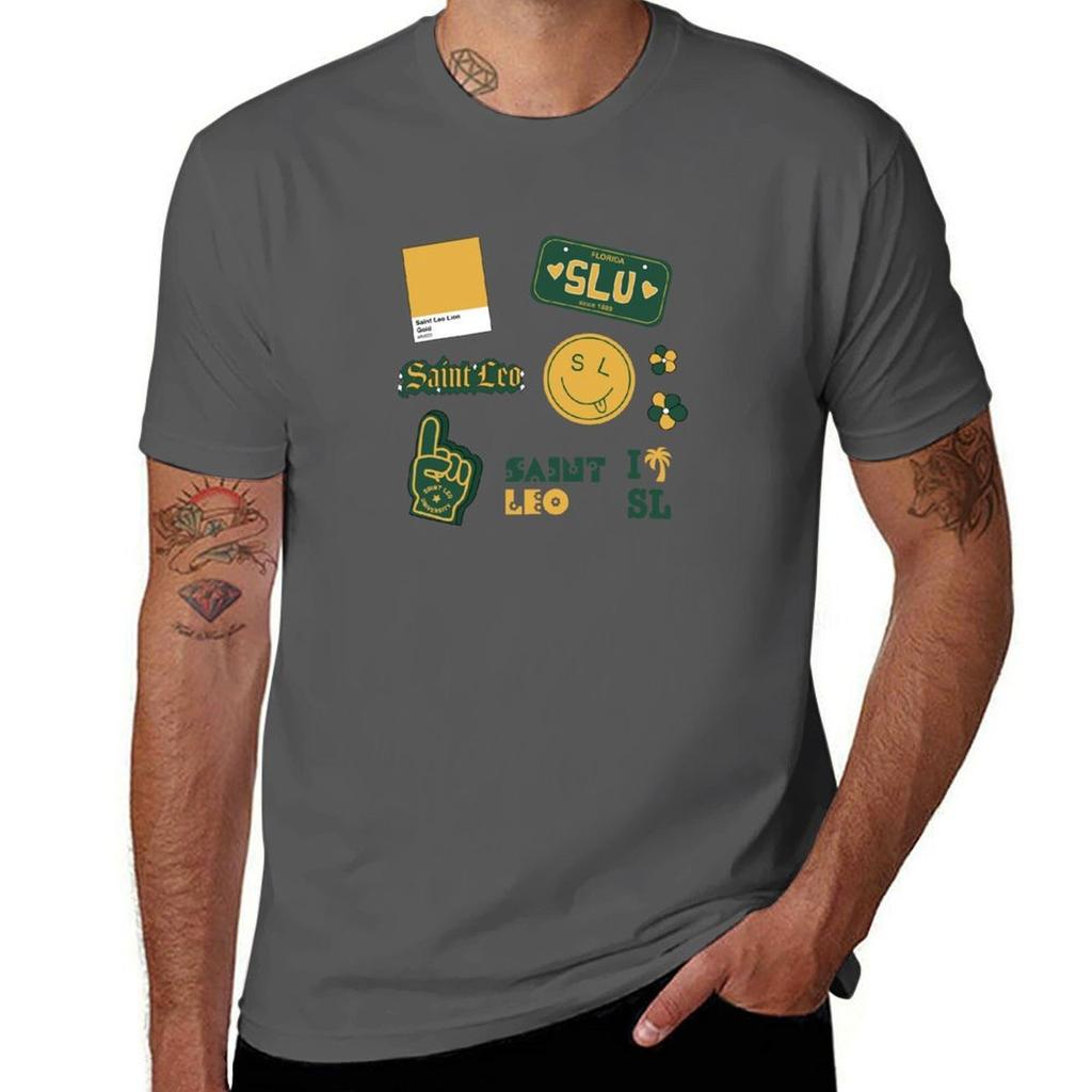 Saint Leo Tshirt Basic Simple Design Short Sleeve Shirt