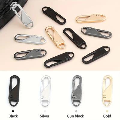 Reißverschlussschieber, sofortiger Reißverschluss-Reparatursatz, Ersatz für kaputte Schnalle, Reisetasche, Koffer, Reißverschlusskopf, DIY, Nähen, Basteln
