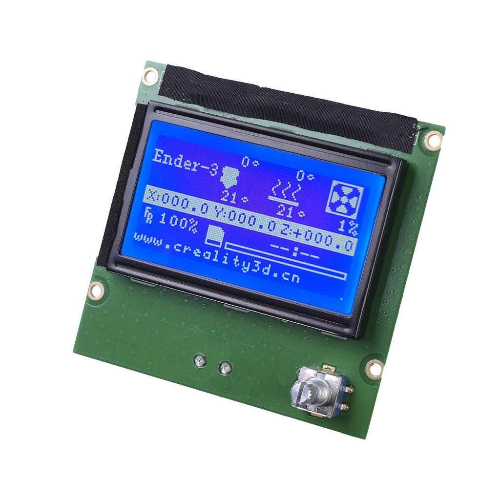 3D Printer Screen 12864 Display LCD Screen Control Board Accessories Compatible with Ender3 3s 3x Pro