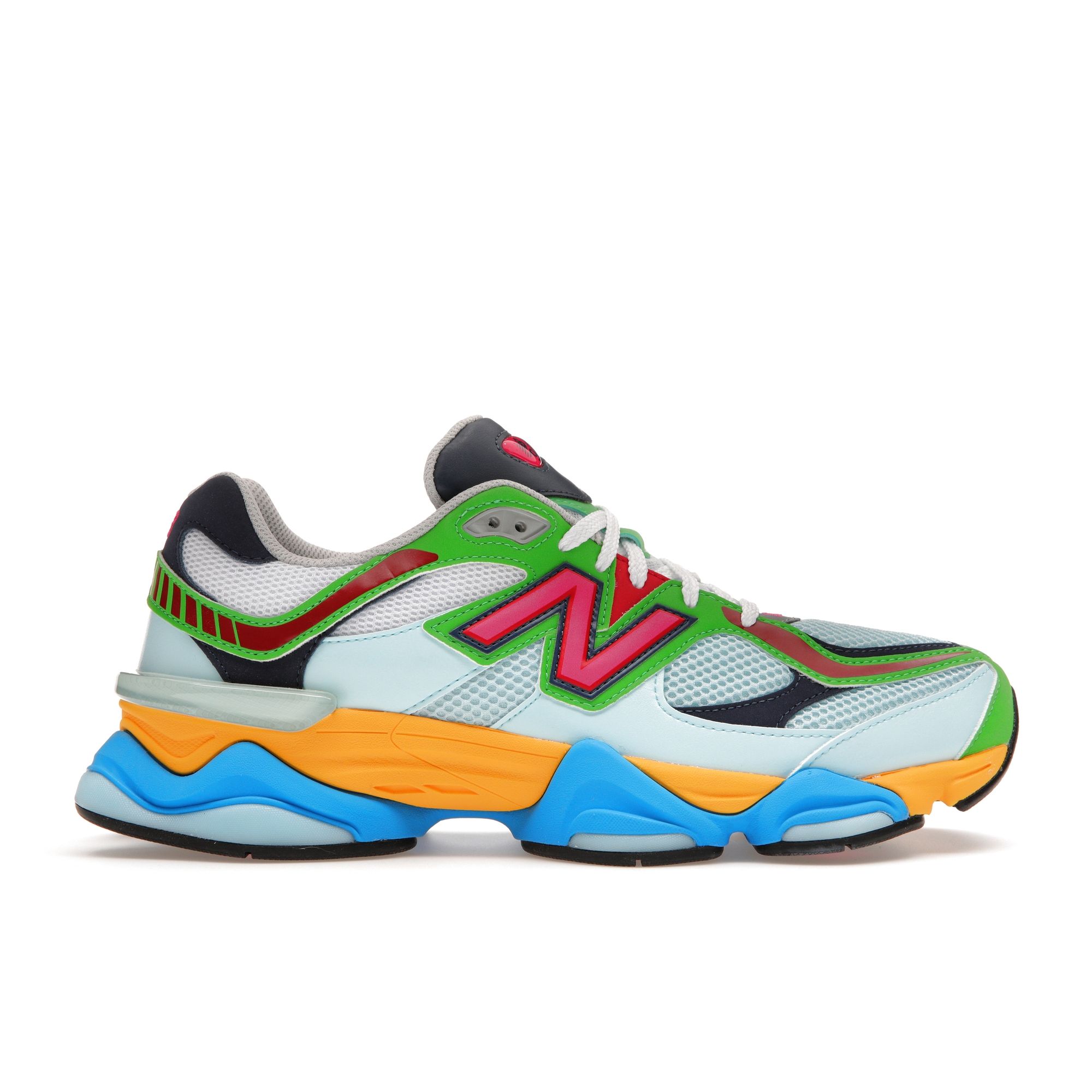 

New Balance 9060 Beach Glass Мужские кроссовки разноцветные ярко-розовые U9060NBN
