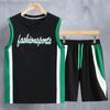 Men's Trendy Plus Size Loose Vest and Shorts Set - Summer Casual Sleeveless Outfit
