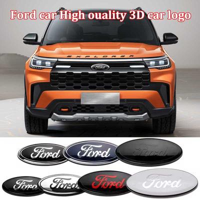 Car Front Grille Logo Hood Emblem Sticker Trunk Badge Accessories For Focus Mk2 Mk3 Fiesta Mk7 Mondeo Ranger Escape Mustang