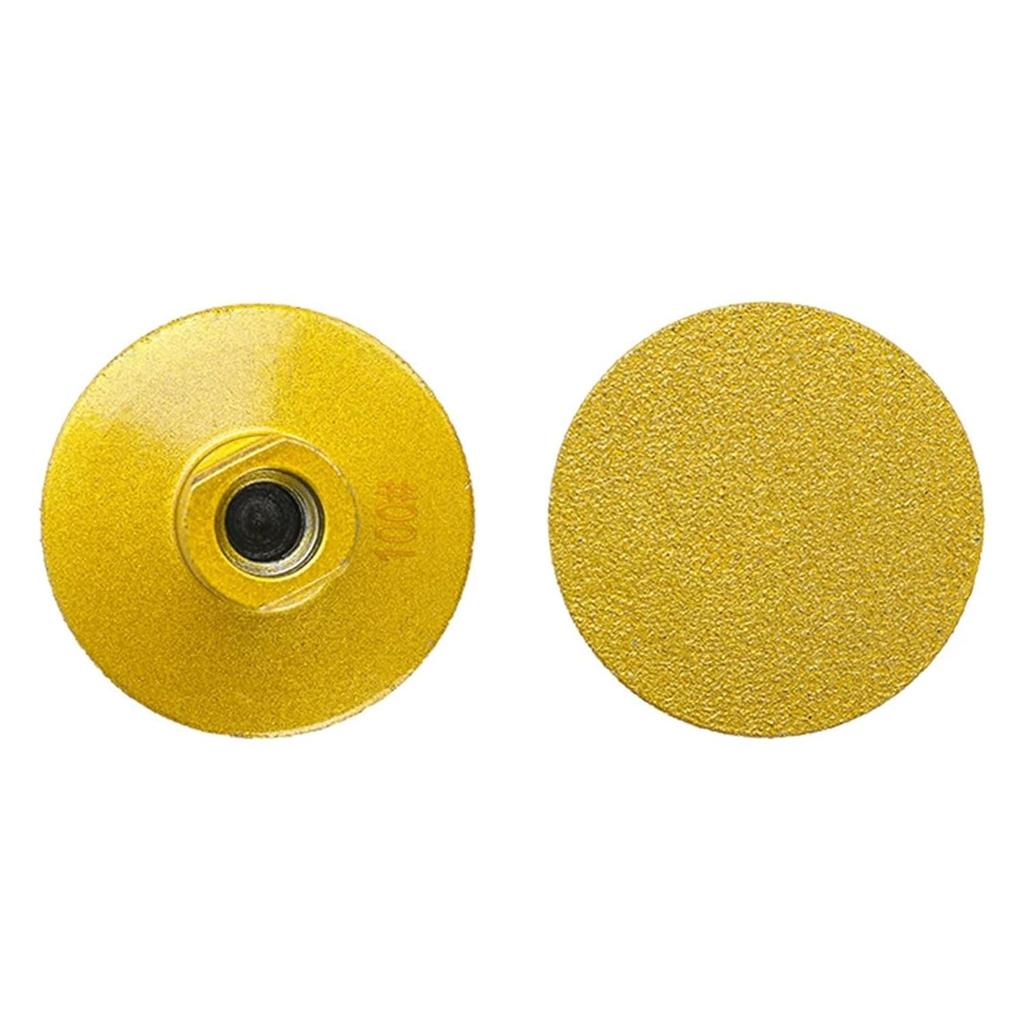 Brazed Flat Grinding Head 2-inch Angle Grinding Handle Quartz Stone Ceramic Tile Countertop Joint Polishing and Grinding Pad(3PCS)