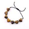 Natural Stone Crystal Colorful Braided Bracelet Chakra Natural Crystal Yoga Love Braided Bracelet B108