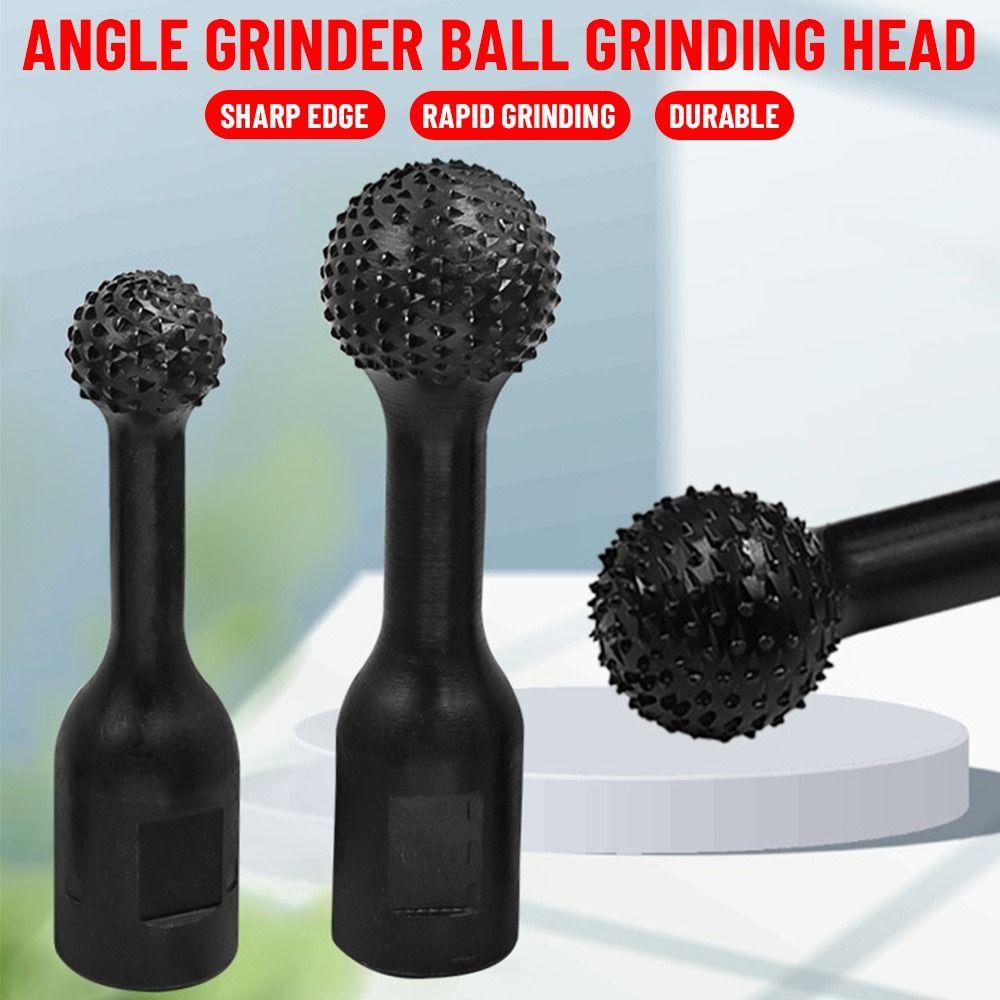 Head File Chisel Woodworking Sanding Carbide Rotary Burr Spherical Ball Gouge Angle Grinder