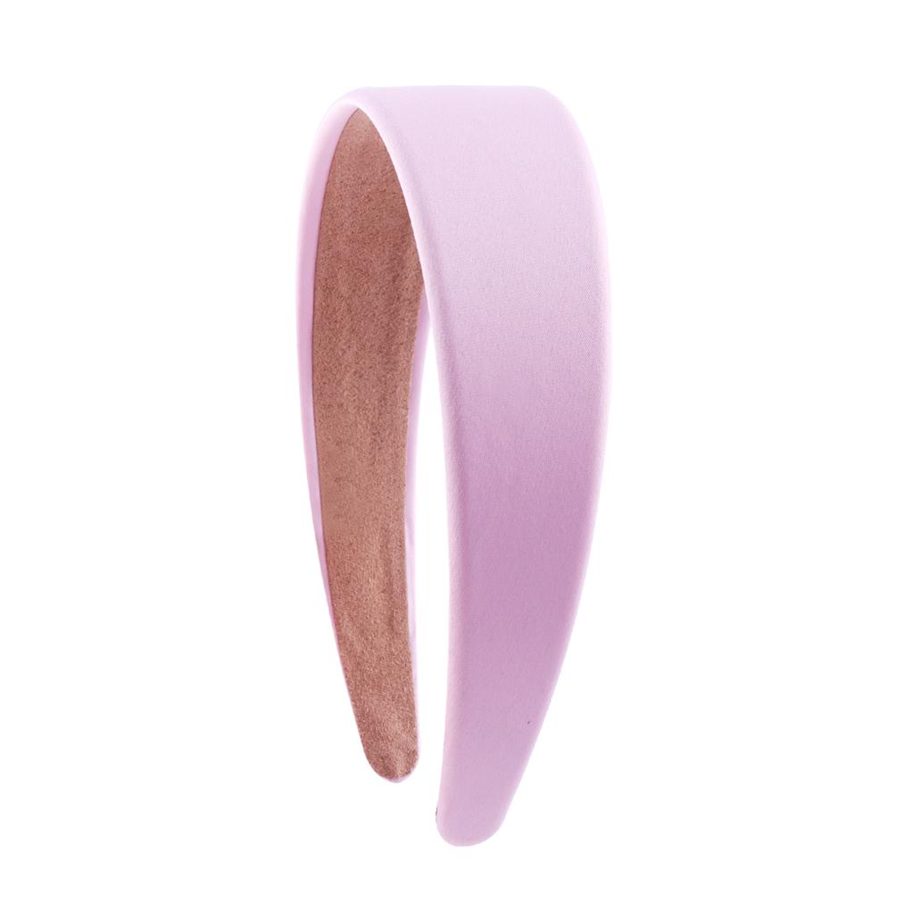 Satin Headbands 1.5in Plain Headband Non-slip Hair Headband Colorful DIY Wide Headbands for Women and Girls Hairbands