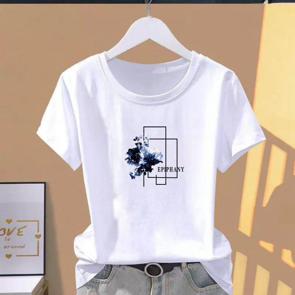 

Casual Style Women s Slim-Fit White Letter Print T-Shirt - 2026 New Arrival S