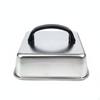 Square Burger Cover Cooks Evenly Cheese Melting Dome Rust Resistant Basting for BBQ