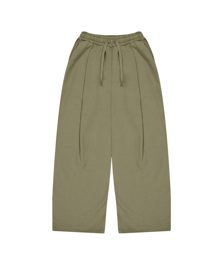 STANDARDERROR [All Seasons Or Fleece-Lined] 87-Stan273 Multi-Tuck Wide Loose Fit Sweatpants (4 Colors)