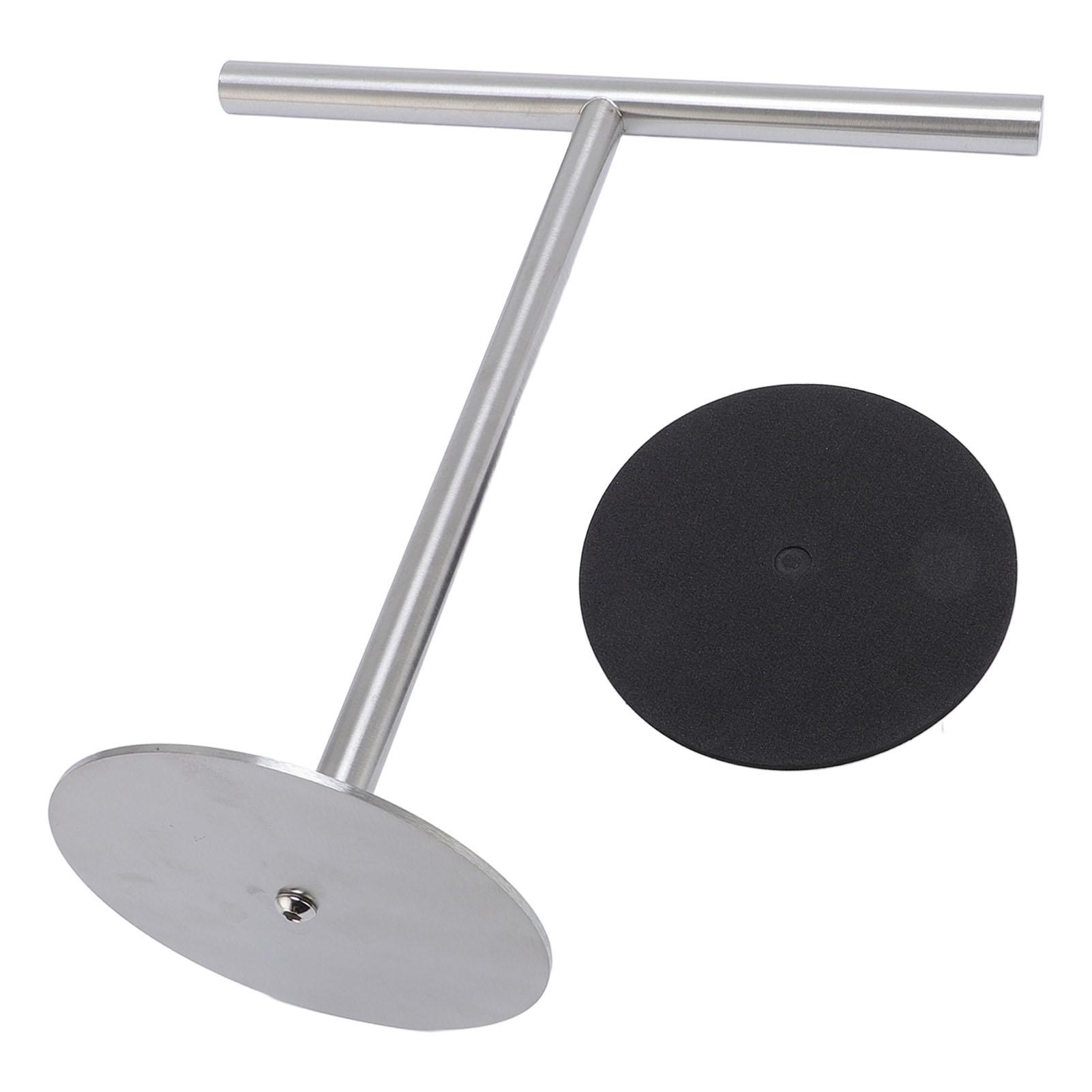 

T Shape Towel Holder Stainless Steel Standing Hand Towel Rack with Heavy Base Jewelry for Bathroom Kitchen Countertop