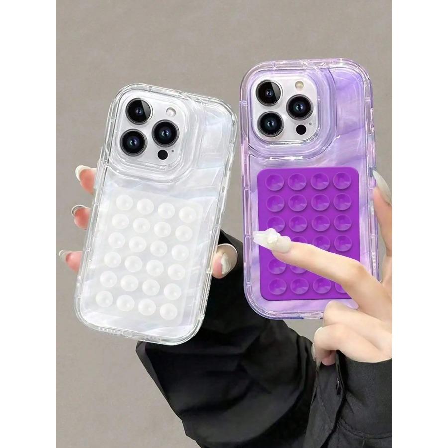 2-Piece Mobile Phone Accessories Compatible With IPhone, Including Mobile Phone Cases, Soft Cases, Mobile Phone Cases With Holde чёрный