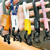 Handwoven Genuine Leather Cowhide Keychain Pendant - Custom Emboss Logo, High-Quality Anti-Lost Car Lanyard Keychain