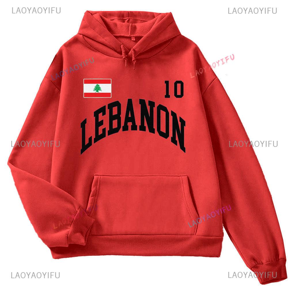 This Is Not My Dna Lebanon Flag Map Men's Long Sleeve Hoodie Autumn/Winter 2024 Lebanon Map Graphic Print Autumn Sweatshirt