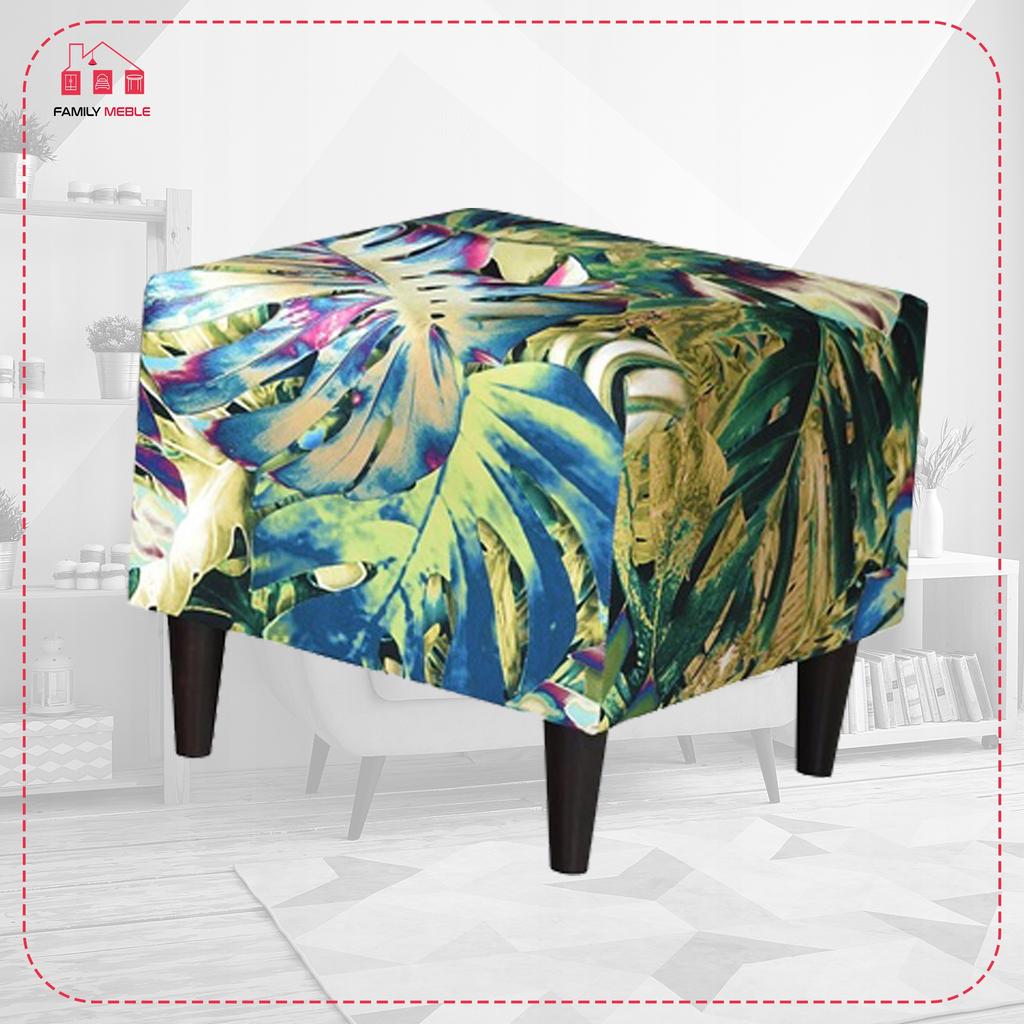 Pufa puf podnóżek siedzisko Ari Print Family Meble