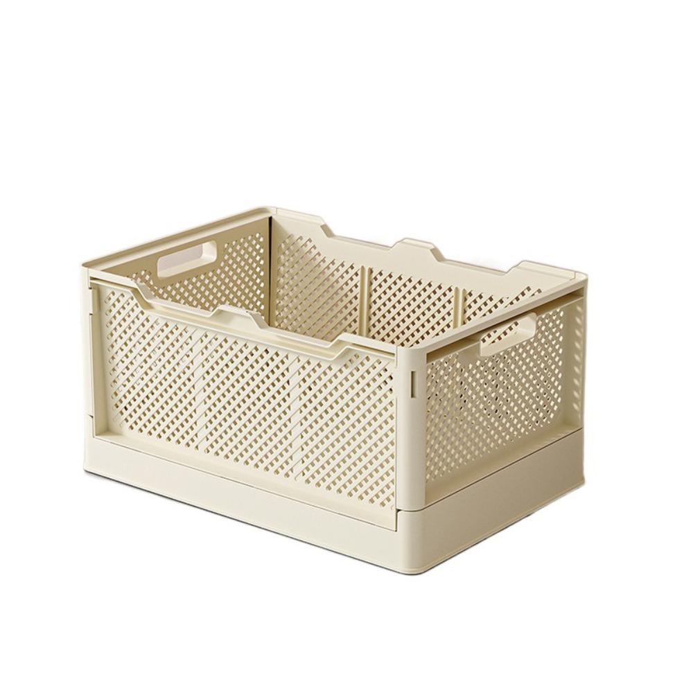 

Large Capacity Foldable Storage Basket Portable Toys Storage Bin Book Frame Underwear Style 2