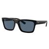 Ray Ban Warren Bio-basierte Dunkelblaue Rechteckige Unisex-Sonnenbrille Rb4396 667780 54