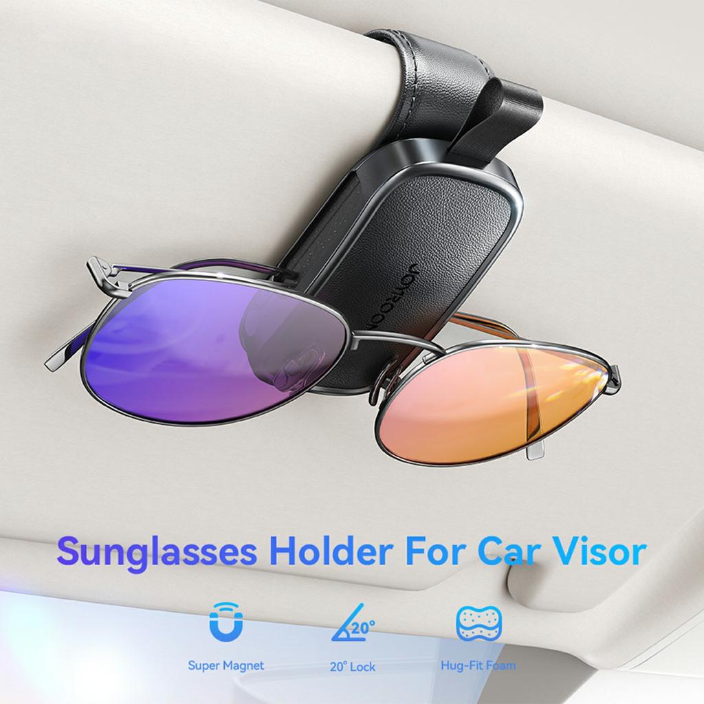 JOYROOM JR-ZS511 Uchwyt na okulary przeciwsłoneczne do osłony przeciwsłonecznej samochodu Organizer na okulary magnetyczny klips