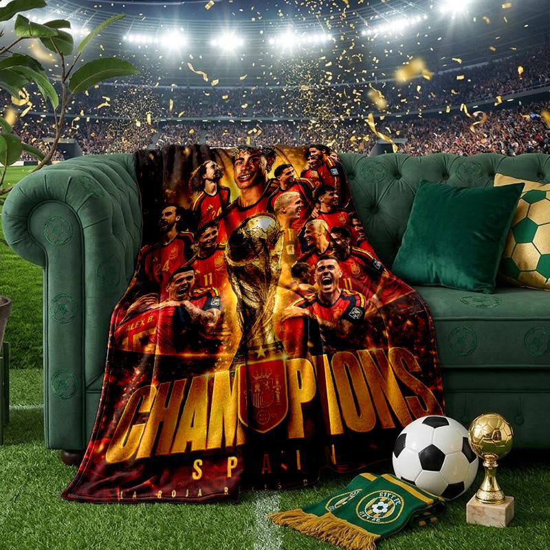 Spain's Ya-mal Celebration Blanket Lightweight Ideal Bedding Blanket Perfect for Travel, Camping, Living Rooms, Offices, Sofas, Fan Christmas Gift