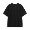 Li Ning Basketball Series Buchstaben Rundhals Bequem Vielseitig Atmungsaktiv Sport Kurzarm T-Shirt Herren Oberteile Schwarz ATST343-2