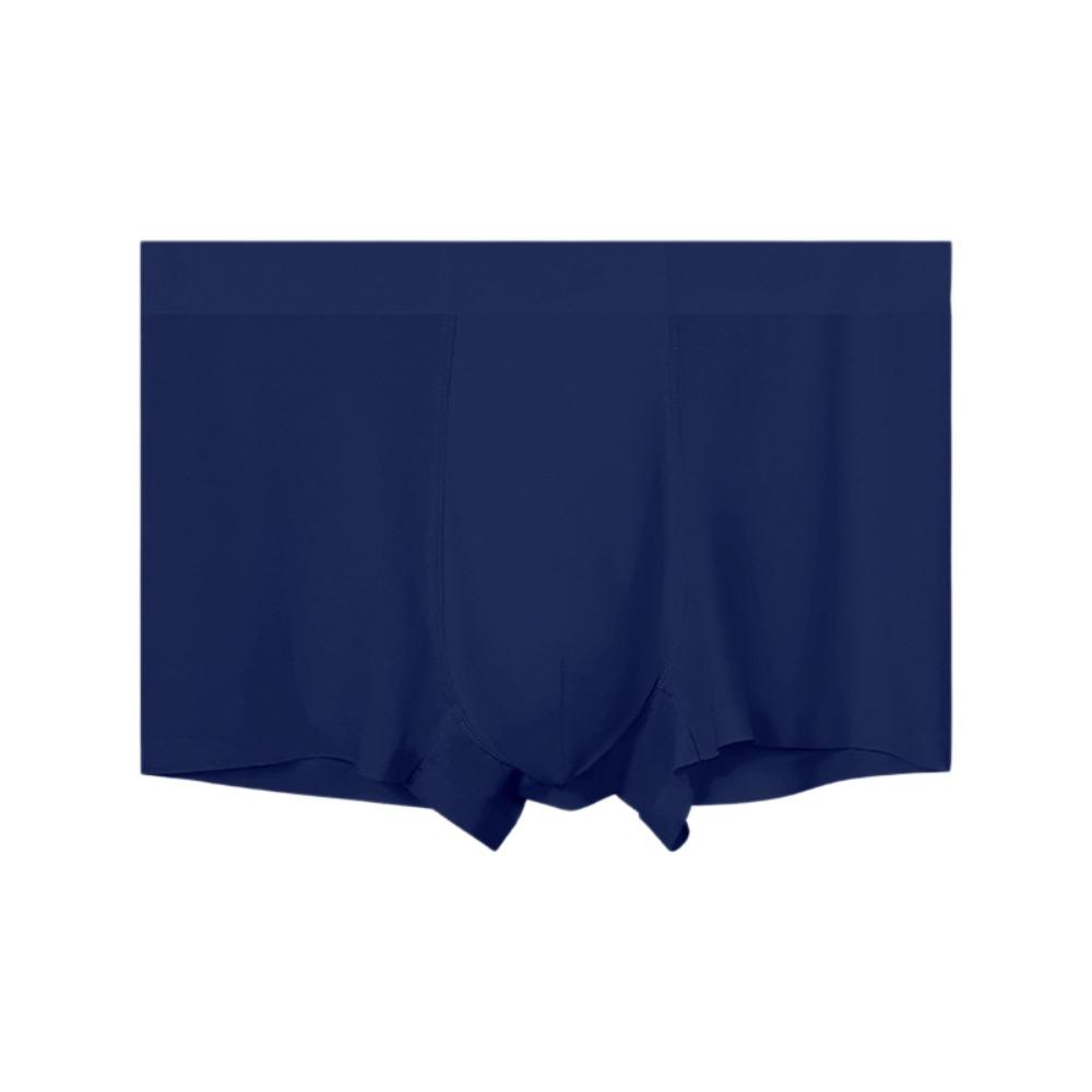 Solid Color Ice Silk Boxers Underpants Underwear for Men Fashion Men Boxer Briefs  Male