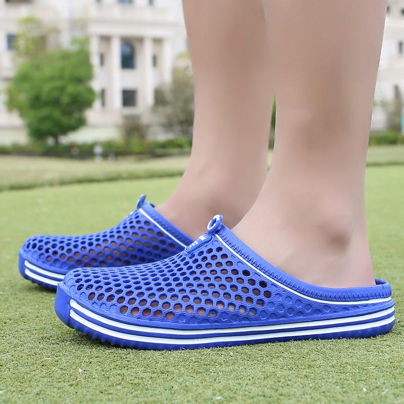 New Women Beach Sandals Hollow-out Shoes Travel Outdoor Women's Leisure Slippers Men's Water Shoes