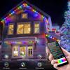 Christmas Light String Colorful RGB Christmas Tree Lamp String Bluetooth Light String USB Charge APP Fairy Lights  Decoration Esports Room