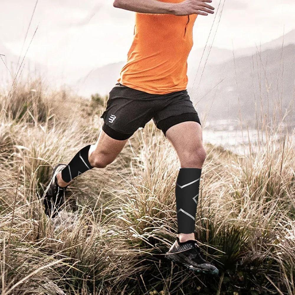 Leg Guard Sleeves Leg Compression Sleeve Polyester Calf Brace Sport Compression Calf Sleeve  Unisex
