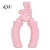 Vise Shaped Chew Toys Dog Toy, Bite Resistant TPR Puppy Teething Interactive Rubber Pet Chewing Toy for Teeth Cleaning & Gum Massage