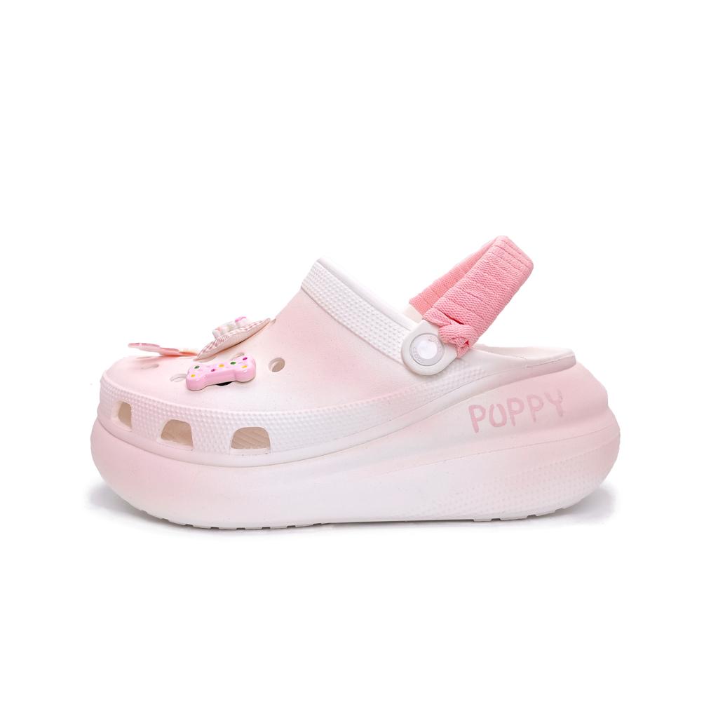 Crocs Crush Clog Strawberry Pie EVA Comfortable Spring Summer Collection Decorative Buckle Graffiti Hole Shoes Unisex Pink