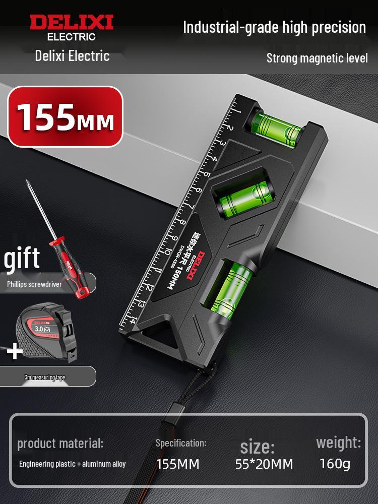 Delixi Hochpräzisions Mini Magnetischer Wasserwaage