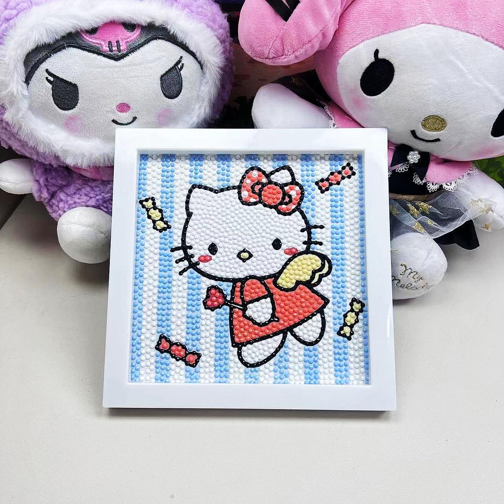Free Shipping/Cartoon Diamond Painting Children'S Gift Handmade Cross Stitch Framed Diy Bedroom Sticker
