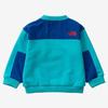 The North Face Baby Denali Sweat Unisex Cold Size 80 Crew, Fleece, Protection, Warmth, Anti-Static, Après Blue/TNF Blue,