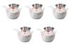 Set of 5 Nishikizakura SS Flat Teapots X Cm Arita Ware Teapots by Setomonohonpo [11.5 8.5 (325cc)]