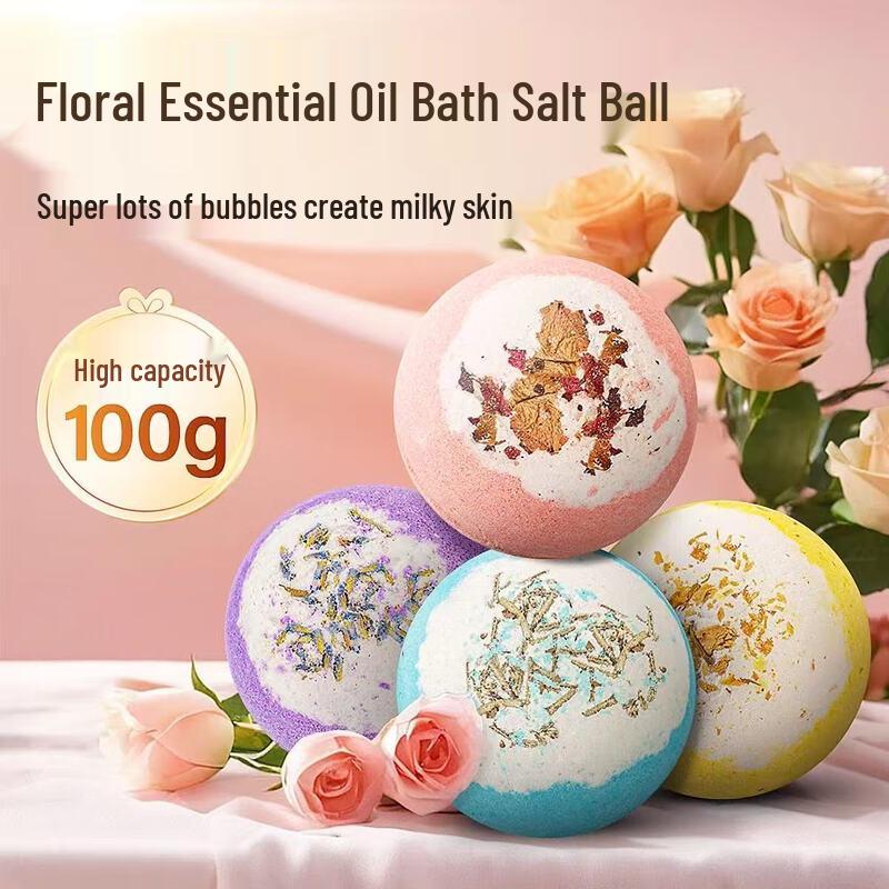 Moisturizing Dry Flower Bath Bomb Set