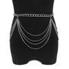 All-match Crystal Korean Body Chain Metal Waist Belts Waist Corset Chain Belts Women Waist Chain